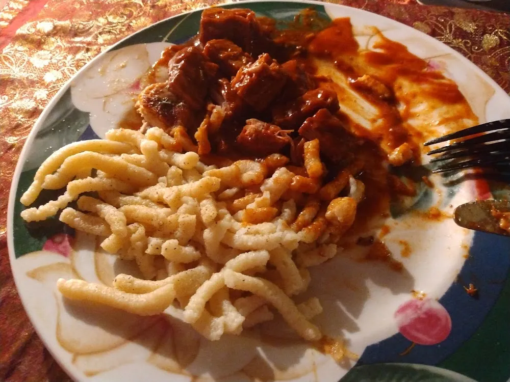 Goulash and Spaetzle