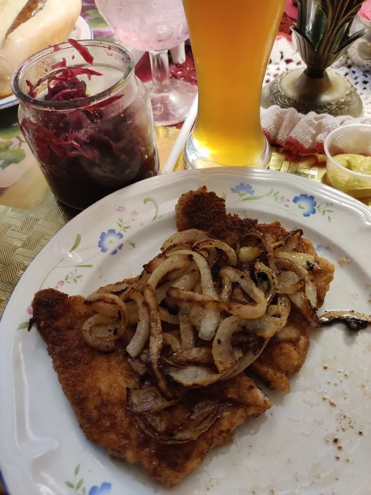 Zwiebel Schnitzel